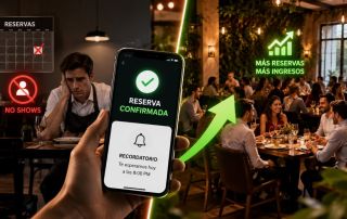 Cómo reducir los no-shows en un restaurante mediante herramientas de gestión de reservas, recordatorios automáticos y confirmación de asistencia de los clientes.